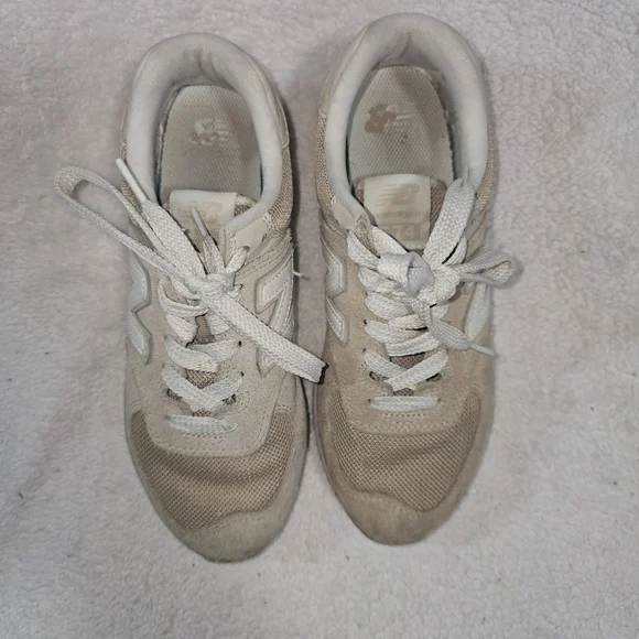 New Balance Womens 574 Stacked Platform Driftwood WL574ZSM - Picture 10 of 15